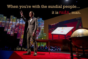 Bill Nye the Science Guy talks space and sundials at TED2012. Photo by ...