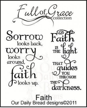 Inspirational quotes sorrow worry faith is the keys a encouragement ...