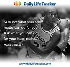 Magic Johnson Quotes About Life Magic johnson.