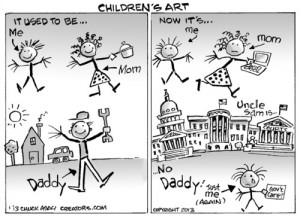 It used to be idyllic 1950s bullshit! Now women are all divorced and ...