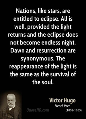Nations, like stars, are entitled to eclipse. All is well, provided ...