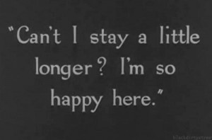 Can't I stay a little longer I'm so happy here - Modern Times (1936)