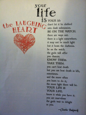 Charles Bukowski Quotes On Life Life - charles bukowski