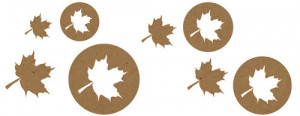 ... Fall Collection - Bag O'Chips - Chipboard Laser Die Cut Pieces - Fall