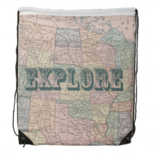 Explore Travel Quote Backpack