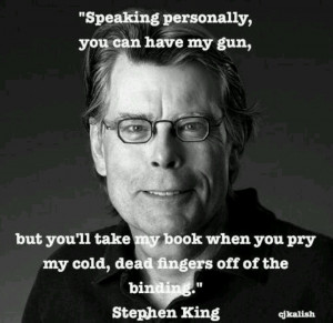 Stephen King is a genius. i dare you to take my kindle....