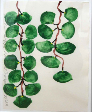 Donald Sultan Wallflowers. 2008Tempera on paper28 x 21 cm; 11 x 8 1/4 ...