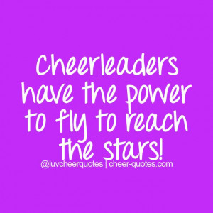 Cheerleaders have the power to fly to reach the stars! #cheer # ...