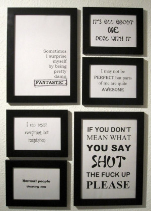 framed quotes