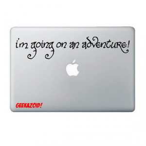 Going On An Adventure - The Hobbit Inspired Vinyl Decal - Fantasy ...