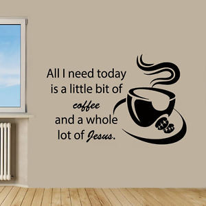 Wall-Decals-Quote-Coffee-Jesus-Kitchen-Cafe-Vinyl-Sticker-Murals-Wall ...