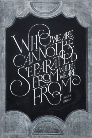 Chalkboard Art By Dangerdust - Malcolm Gladwell