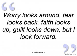 worry looks around anonymous