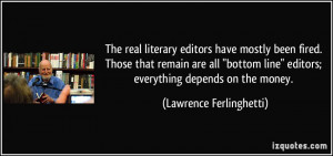 ... Real Literary Editors Have Mostly Been Fired Those That Remain picture