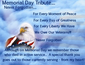 Free Quotes Pics on: Memorial Day Tribute
