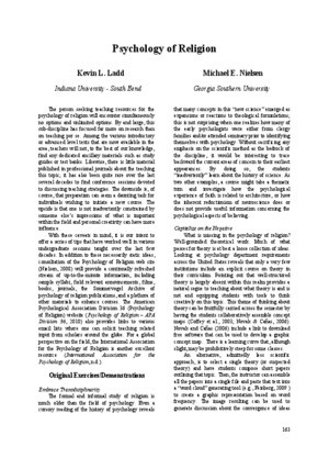 Kevin L. Ladd Michael E. Nielsen - Psych Web by Russ Dewey PDF: