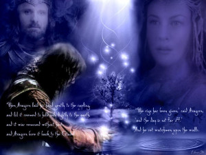 Aragorn and Arwen a&a