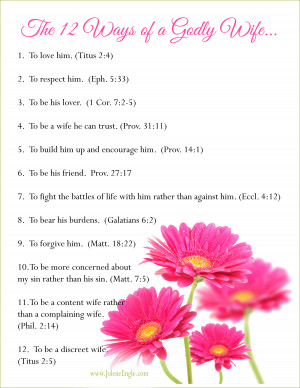 The 12 Ways of a Godly Wife by Jolene Engle