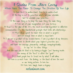 ... Covey quotes that will bring more peace to your beauty, love & joy