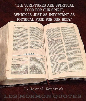 food for our body l lionel kendrick courtesy of lds mormon quotes ...