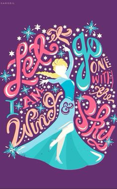 ... would be a cute print to display at a Frozen Themed Birthday Party