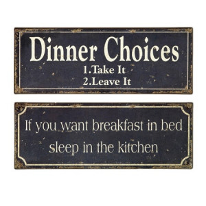 Piece Breakfast & Dinner Wall Wall Art Set #quotes #sayings #wordart ...