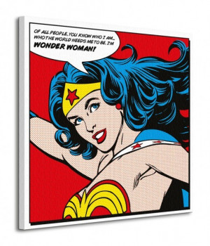 Wonder Woman (Quote) - Obraz na płótnie WDC98056 galeria obrazek nr ...