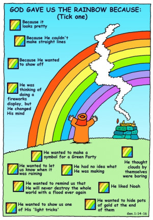 Why God gave Noah the rainbow