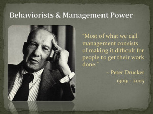... , Performance Appraisals » Peter Drucker quote difficult to do work