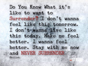 Never Surrender by Skillet