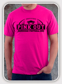 Pink Out Football Shirt Ideas