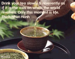 ... to india in one week when i get there i am going to have a cup of tea