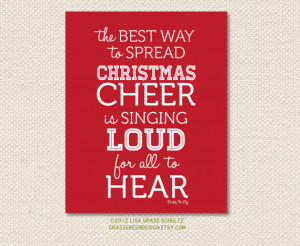 8x10 Buddy The Elf Christmas Cheer Quote Print
