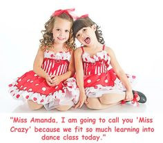 Our little dancers say the funniest things during dance class and we ...