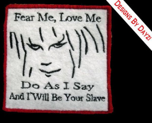 Labyrinth Jareth Bowie Movie Inspired Fear Me Patch