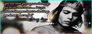 Johnny Depp Quotes Facebook Cover