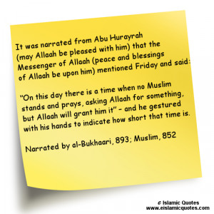Islamic Quotes on Jummah (Friday)