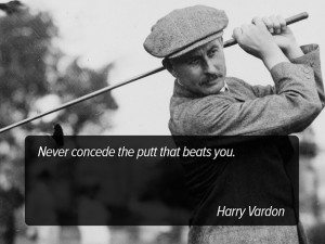 Golf Harry Vardon Quotes