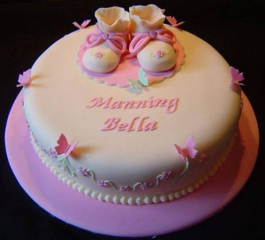 Cute Baby Shower Cakes Sayings For A Girl