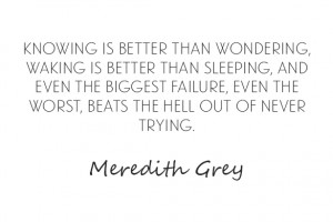 meredith grey inspirational quote