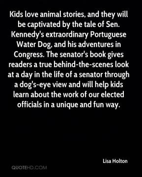 by the tale of Sen. Kennedy's extraordinary Portuguese Water Dog ...