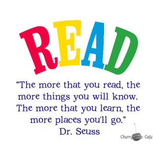 Dr Seuss The more that you read the more things by CherryChipCafe, $15 ...