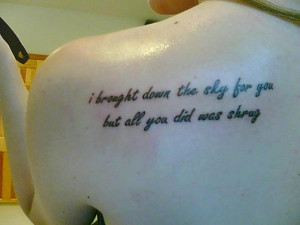back tattoo quote2