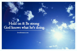 Hold On Quote — Romance Me