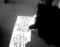 Don't let people walk all over you.