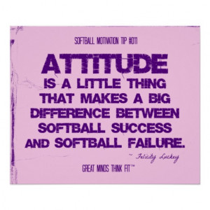 Softball Quotes in Threads 011 Print