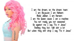 Displaying 20> Images For - High School Nicki Minaj Lyrics...