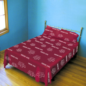 College Covers TAMSS Texas A&M Aggies 200 Thread Count 100% Cotton ...