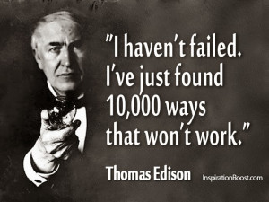 Famous Quote By Thomas Edison
