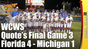 2015 WCWS Championship Final Game 3 Quotes and Notes Florida 4 ...